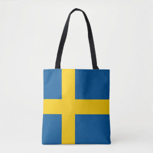 Bolso De Tela Bandera de Suecia