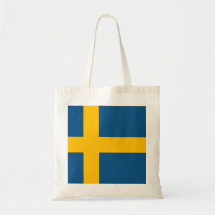 Bolso De Tela Bandera de Suecia
