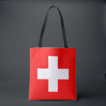 Bolso De Tela Bandera de Suiza<br><div class="desc">Bandera de Suiza</div>
