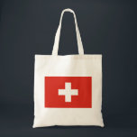 Bolso De Tela Bandera de Suiza<br><div class="desc">Bandera patriótica de Suiza.</div>