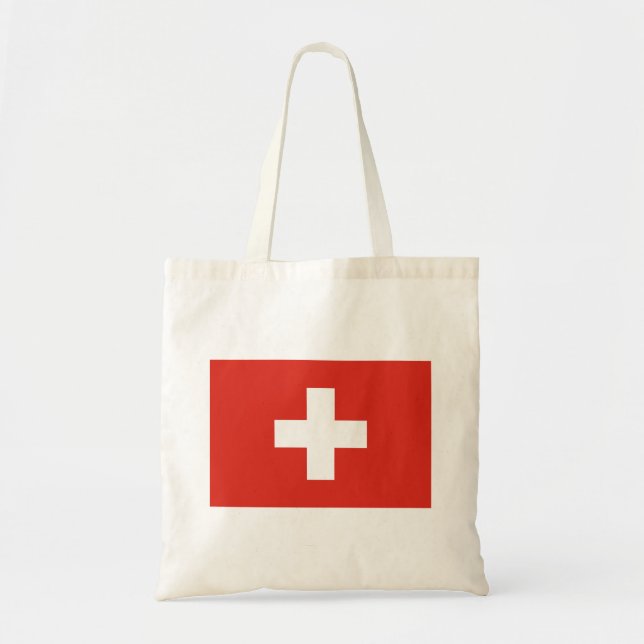 Bolso De Tela Bandera de Suiza (Frente)