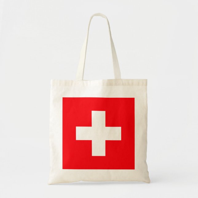 Bolso De Tela Bandera de Suiza (Frente)