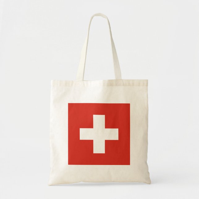Bolso De Tela Bandera de Suiza muere bandera nacional de Schweiz (Frente)