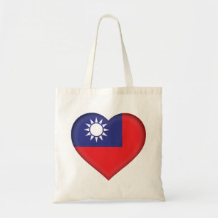 Bolso De Tela Bandera de Taiwán