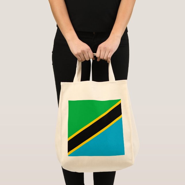 Bolso De Tela Bandera de Tanzania (Anverso (producto))