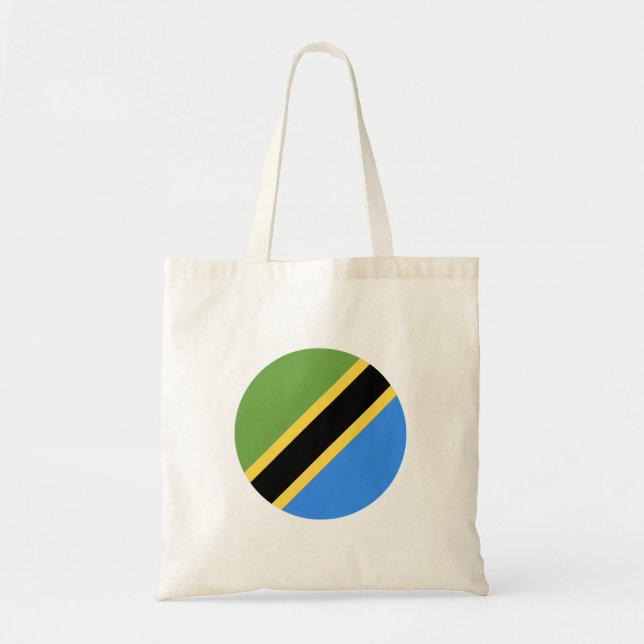 Bolso De Tela Bandera de Tanzania (Frente)