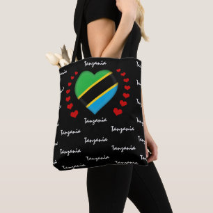 Bolso De Tela Bandera de Tanzania y deporte de bandera de Tanzan