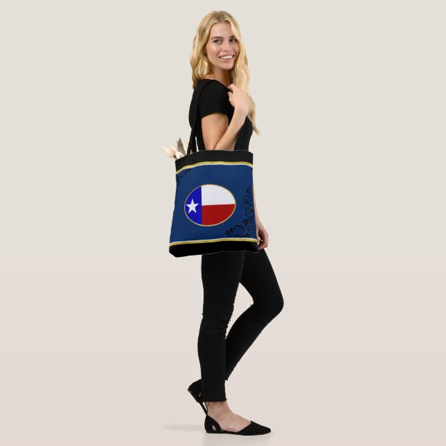 Bolso De Tela Bandera de Texas (Puesto)