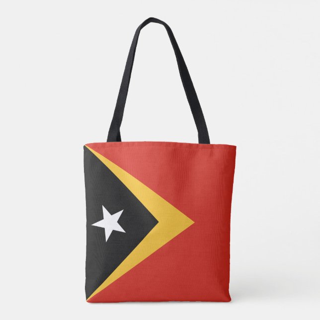 Bolso De Tela Bandera de Timor Oriental (Reverso)