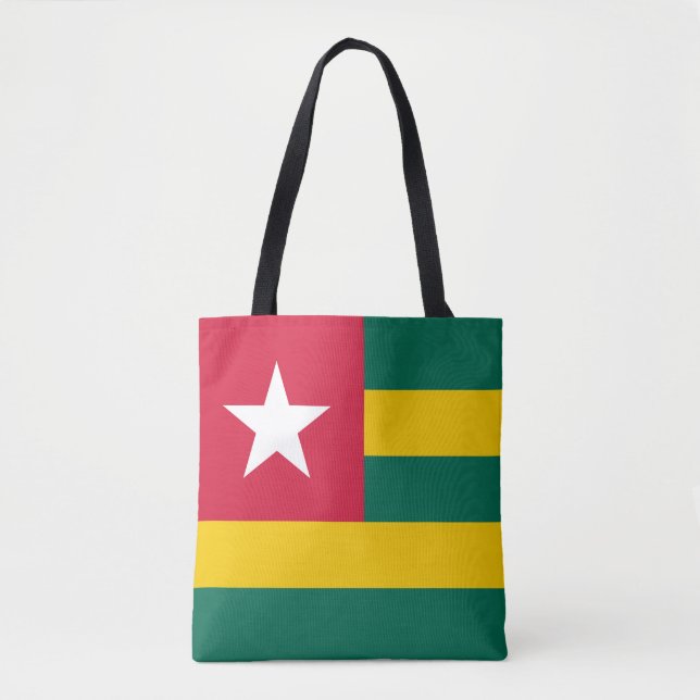 Bolso De Tela Bandera de Togo (Anverso)
