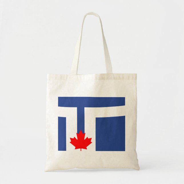 Bolso De Tela Bandera de Toronto, Ontario (Frente)