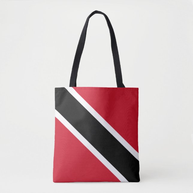 Bolso De Tela Bandera de Trinidad y Tobago (Anverso)