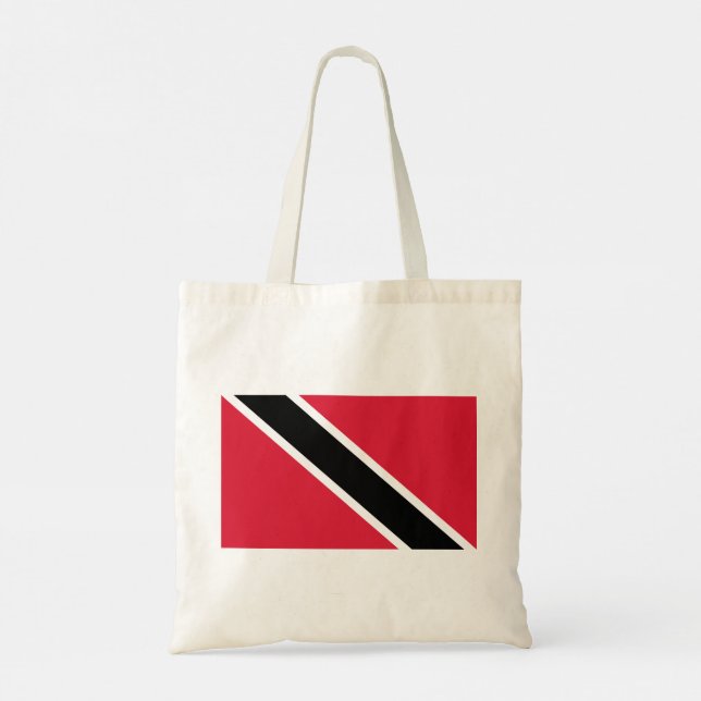 Bolso De Tela Bandera de Trinidad y Tobago (Reverso)