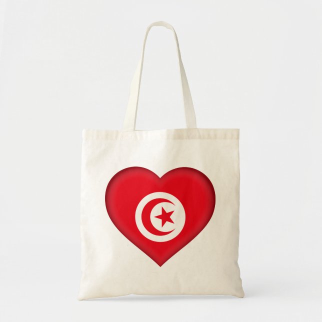 Bolso De Tela Bandera de Túnez (Frente)