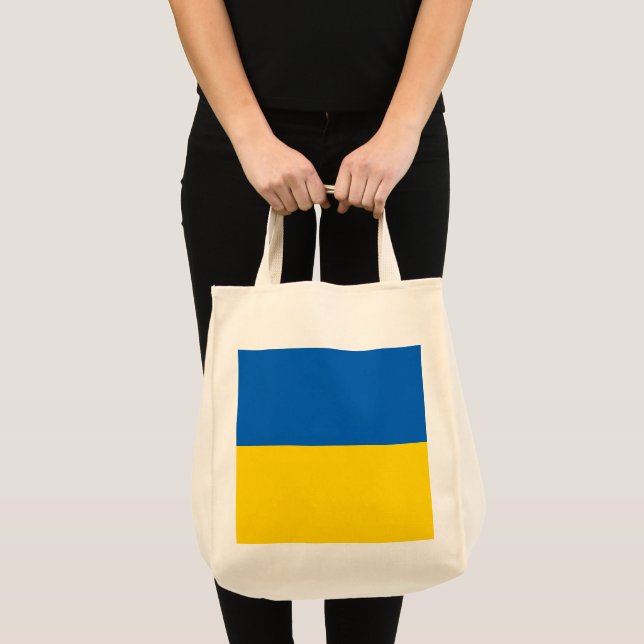 Bolso De Tela Bandera de Ucrania (Anverso (producto))