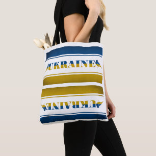 Bolso De Tela Bandera de Ucrania, aves nacionales nocturnas