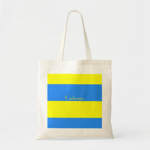 Bolso De Tela Bandera de Ucrania azul Thunder_Cove