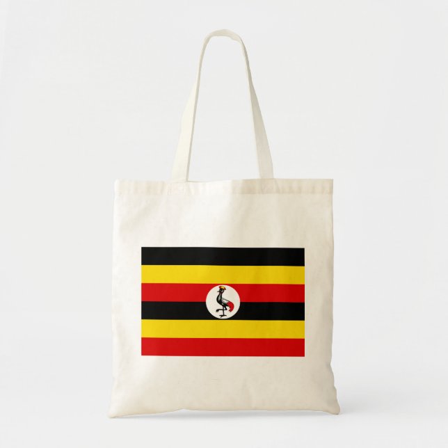 Bolso De Tela Bandera de Uganda (Uganda) (Frente)