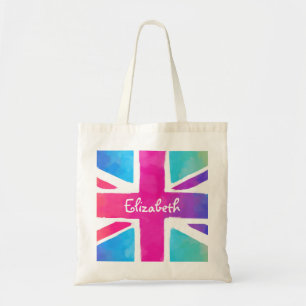 Bolso De Tela Bandera de Union Jack en colores brillantes