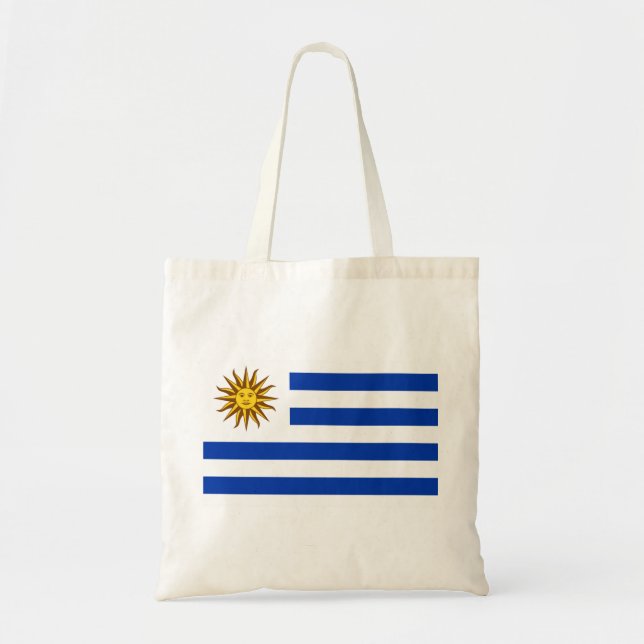 Bolso De Tela Bandera de Uruguay (Frente)