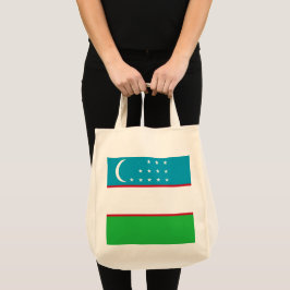 Bolso De Tela Bandera de Uzbekistán