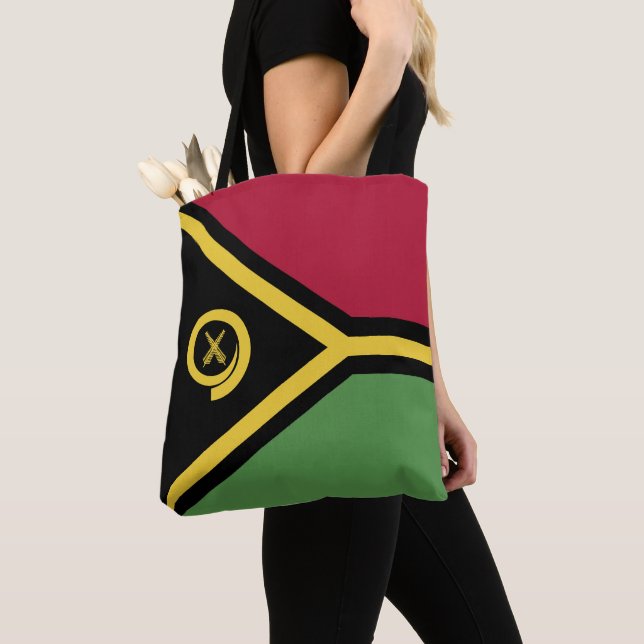Bolso De Tela Bandera de Vanuatu (Detalle)
