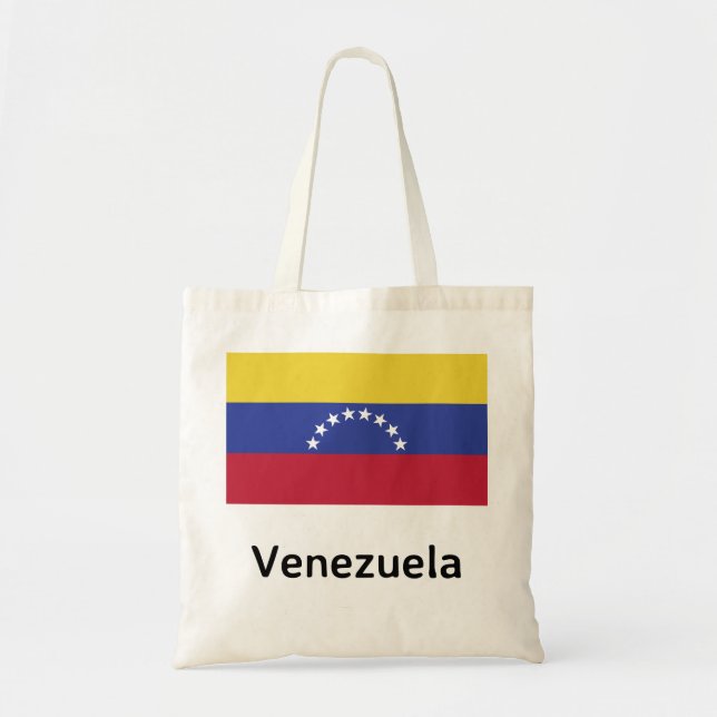 Bolso De Tela Bandera de Venezuela (Frente)