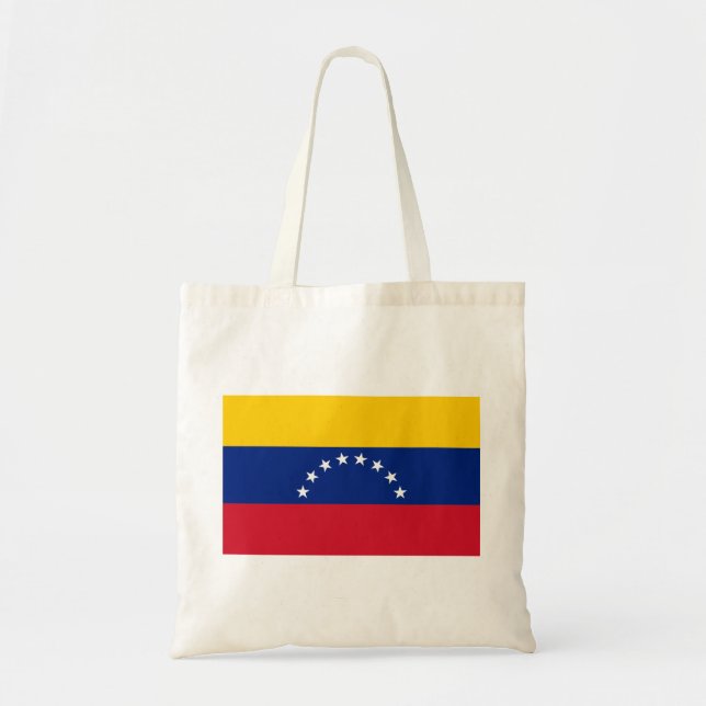 Bolso De Tela Bandera de Venezuela (Frente)