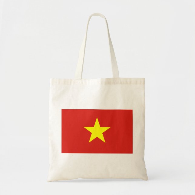 Bolso De Tela Bandera de Viet Nam (Frente)