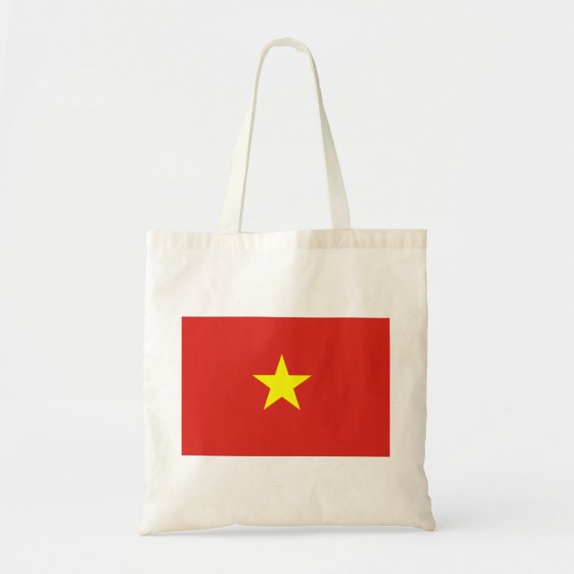 Bolso De Tela Bandera de Vietnam (Frente)