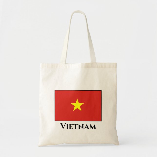 Bolso De Tela Bandera de Vietnam (vietnamita) (Frente)