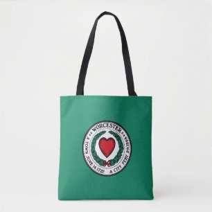 Bolso De Tela Bandera de Worcester, Massachusetts Tote Bag