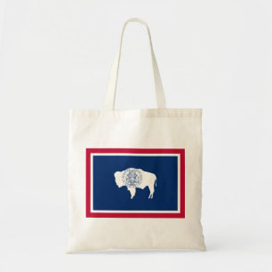 Bolso De Tela Bandera de Wyoming
