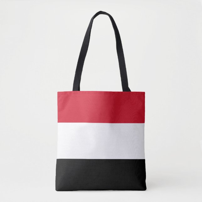 Bolso De Tela Bandera de Yemen (Anverso)