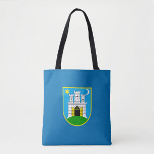 Bolso De Tela Bandera de Zagreb, Croacia Tote Bag