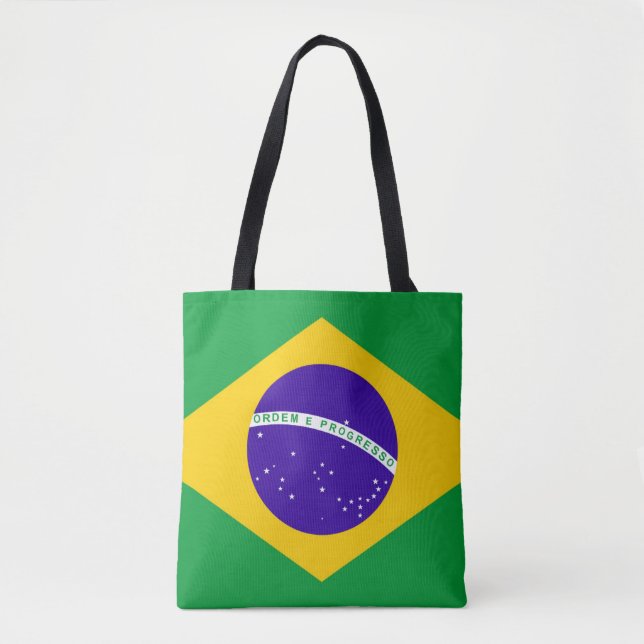Bolso De Tela Bandera del Brasil (Anverso)