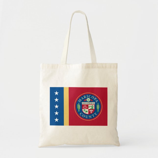 Bolso De Tela Bandera del condado de Maricopa (Arizona) (Frente)