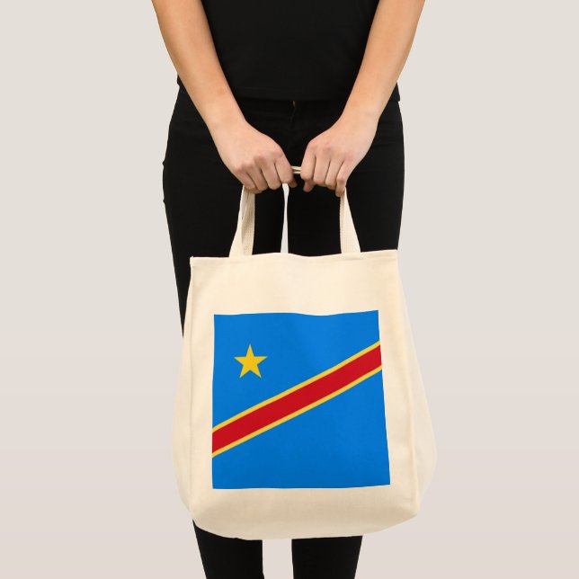 Bolso De Tela Bandera del Congo (Anverso (producto))