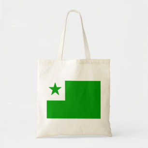 Bolso De Tela Bandera del esperanto