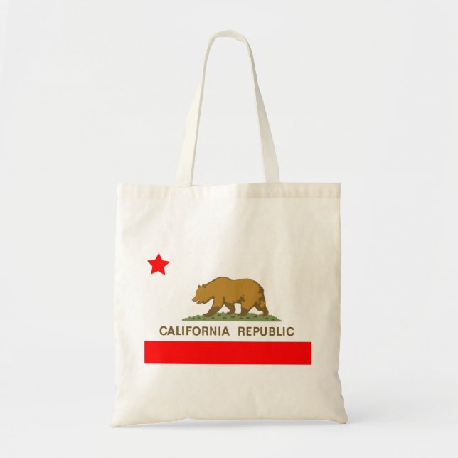 Bolso De Tela Bandera del estado de California (Frente)