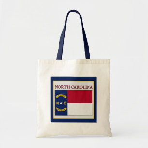 Bolso De Tela Bandera del Estado de Carolina del Norte Diseño Bo