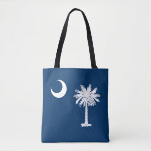 Bolso De Tela Bandera del estado de Carolina del Sur