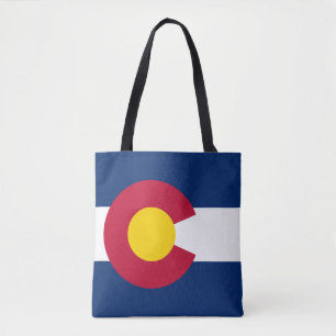 Bolso De Tela Bandera del estado de Colorado