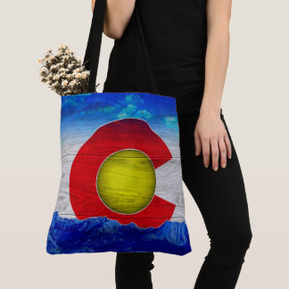 Bolso De Tela Bandera del estado de Colorado