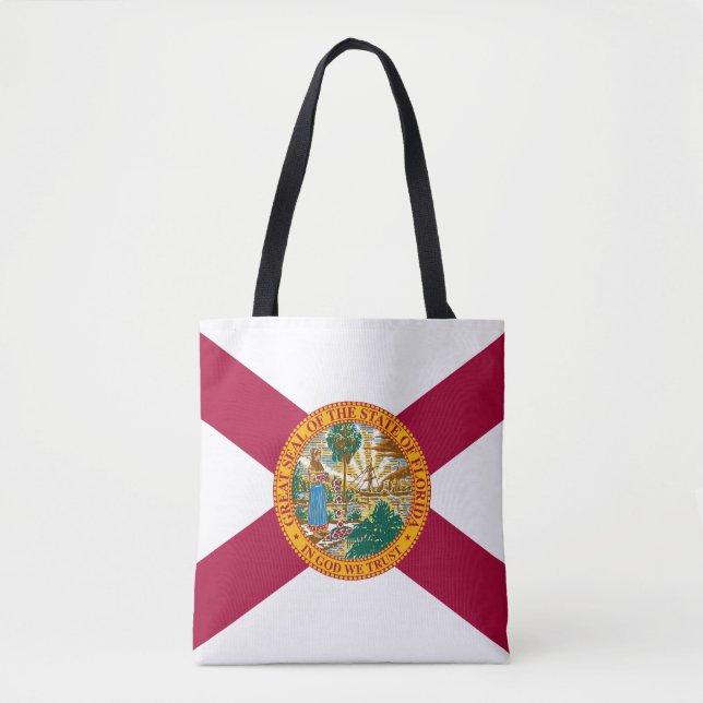 Bolso De Tela Bandera del estado de Florida (Anverso)
