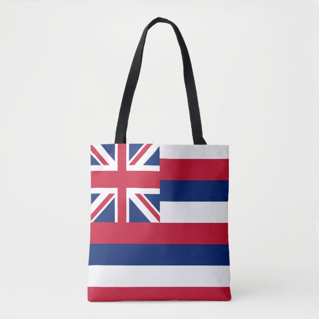 Bolso De Tela Bandera del Estado de Hawái (Anverso)