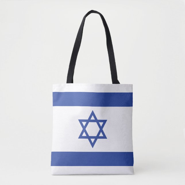 Bolso De Tela Bandera del Estado de Israel, Estrella de David Ju (Anverso)