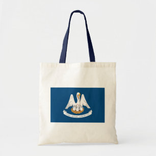 Bolso De Tela Bandera del estado de Luisiana