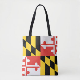 Bolso De Tela Bandera del estado de Maryland