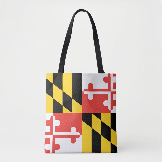Bolso De Tela Bandera del estado de Maryland (Anverso)